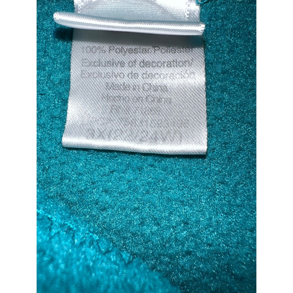 Disney Eeyore Full Zip Fleece Hoodie Teal Blue Embroidered Jacket 3X 22/24 - Picture 5 of 9